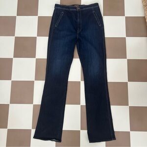 Mother Bootcut Jeans Size 34 High Waisted Smokin Double Heel County Off Limits